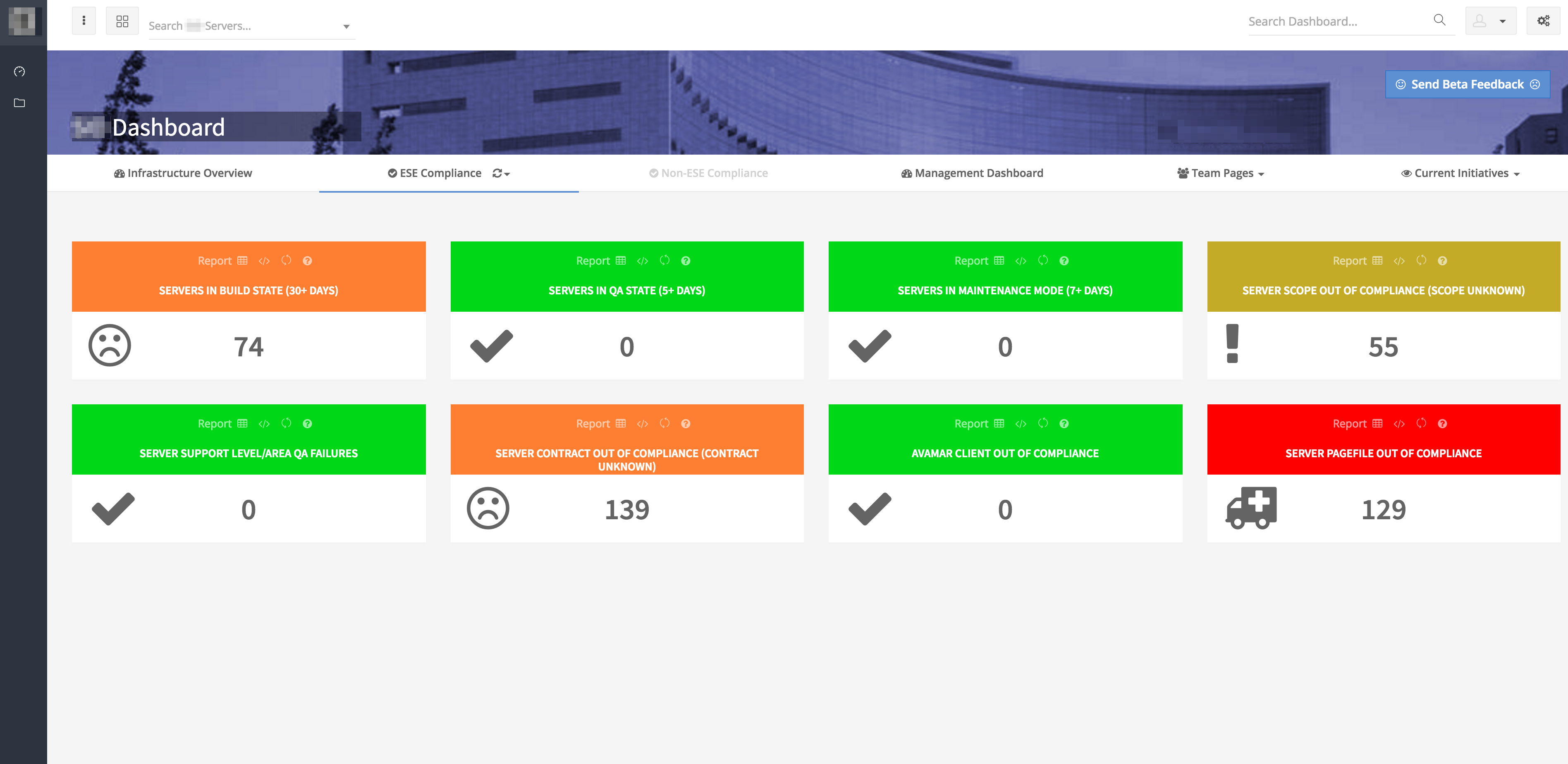 Projects: Compliance Dashboard